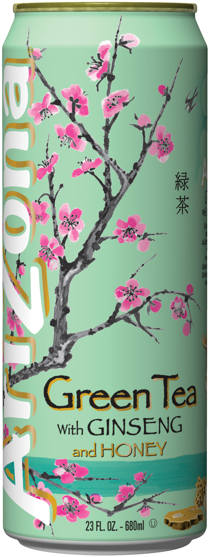Arizona Green Tea with Ginseng & Honey 24x650ml