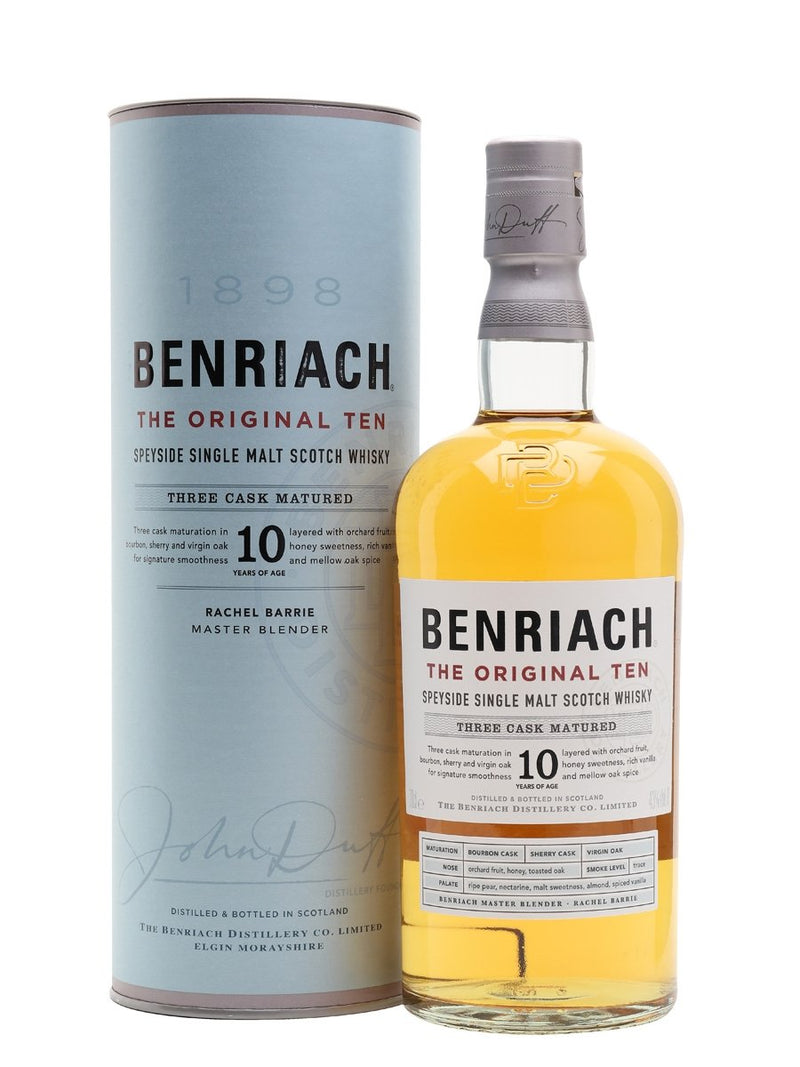 Benriach 10 Year Old The Original Ten Single Malt Whisky 700ml/43%